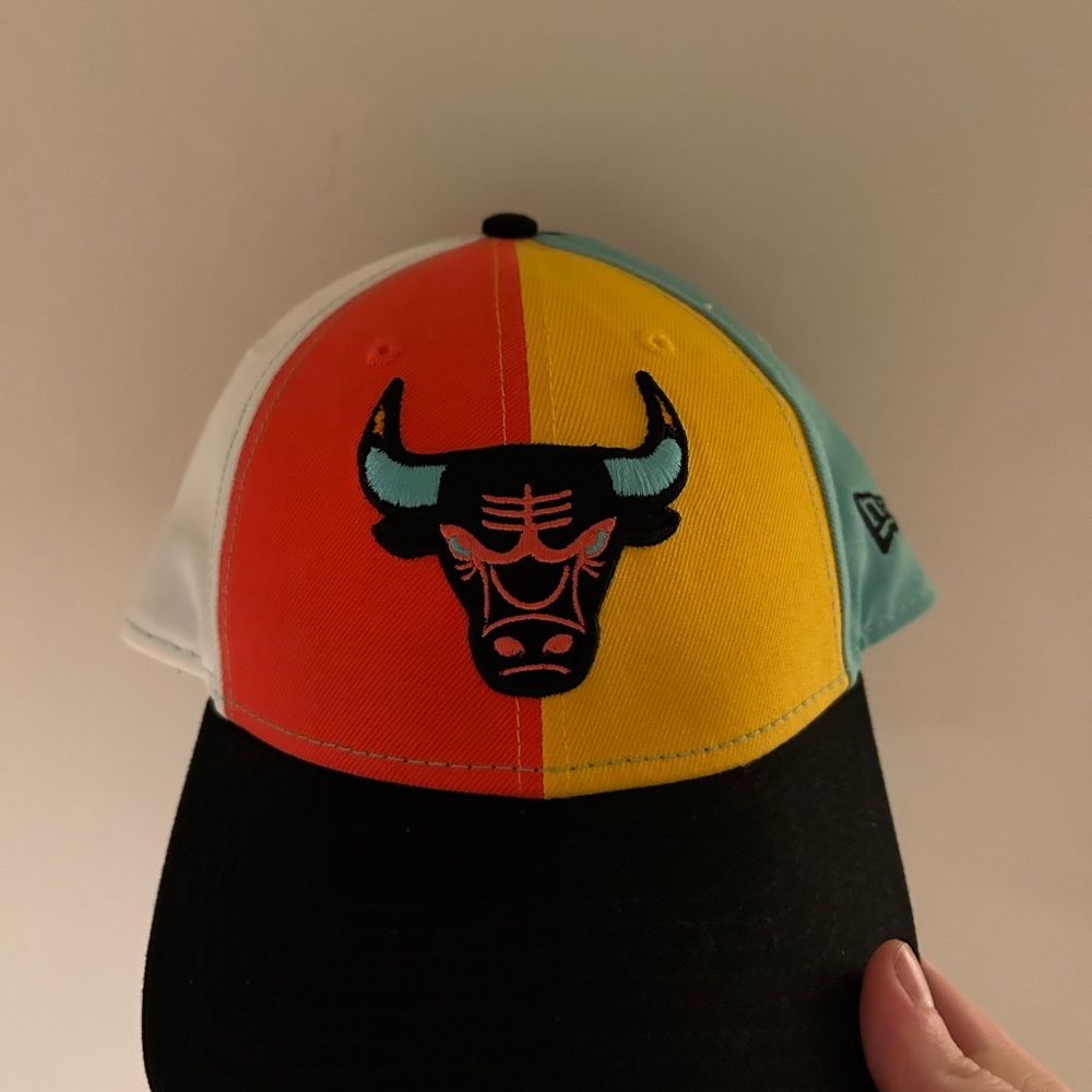 bulls colorful hat